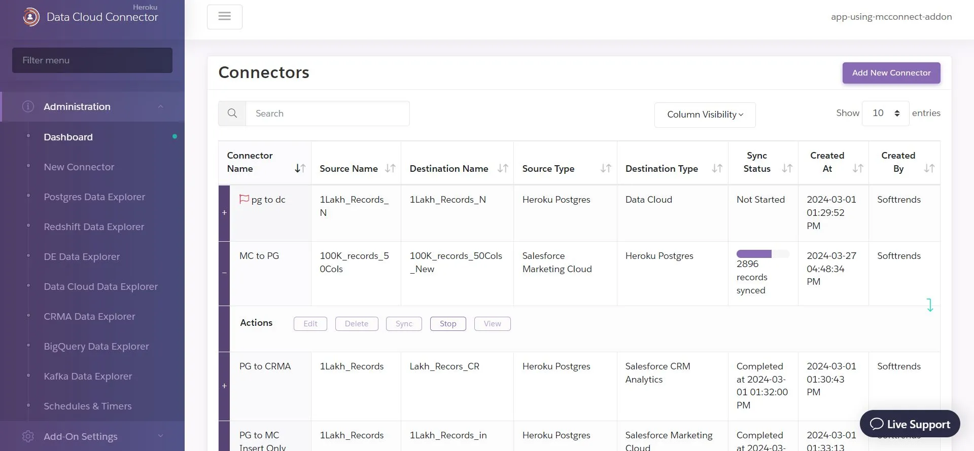 Heroku Cloud Dashboard