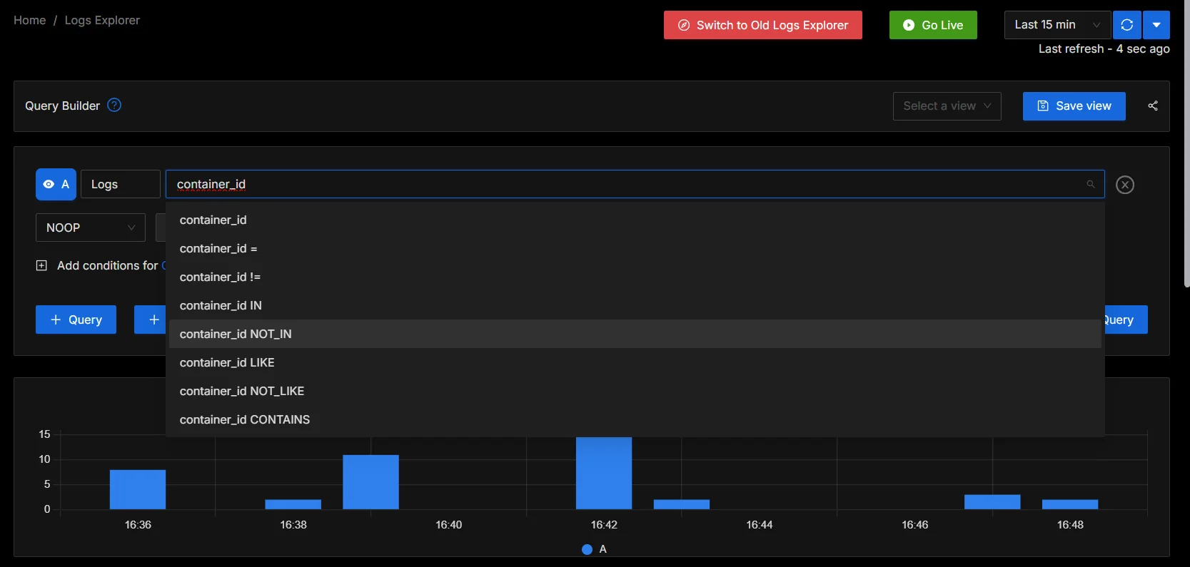 SigNoz Query Builder